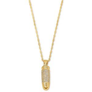 Gold Filled Bullet Pendant Necklace